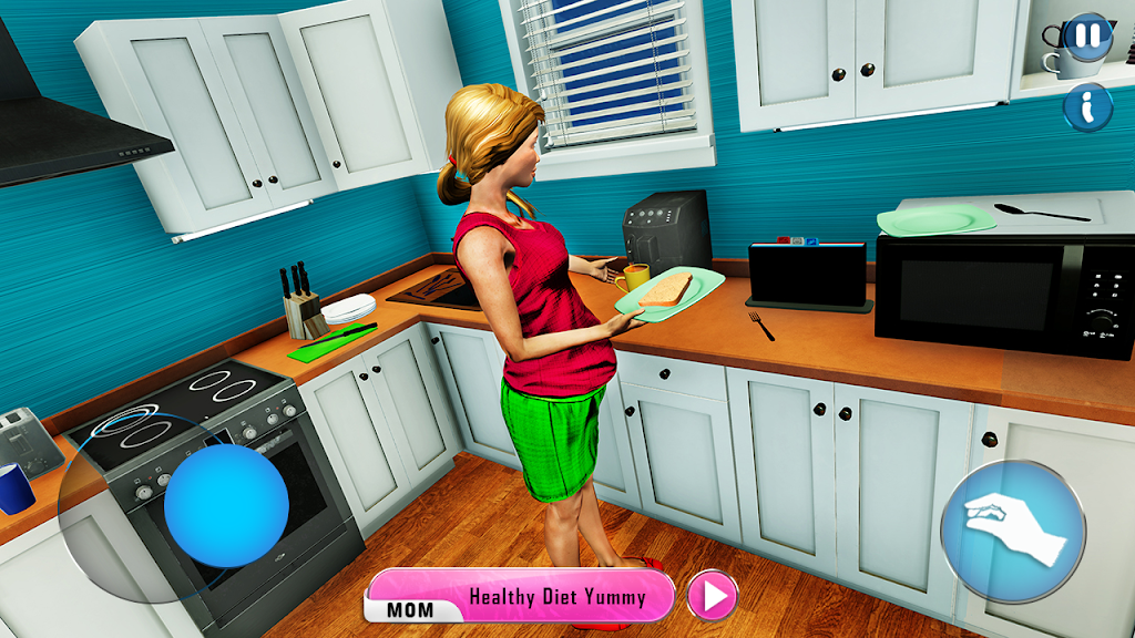 Pregnant Mom Baby Care Sim Captura de pantalla 1