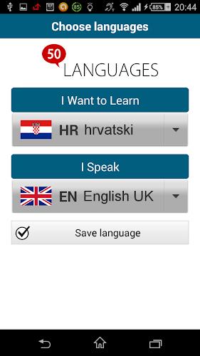 Learn Croatian - 50 languages Screenshot 1