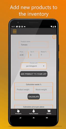 Food Cost Calculator Screenshot 2