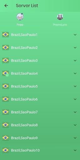 VPN Brazil - Fast VPN Proxy (MOD)应用截图第2张