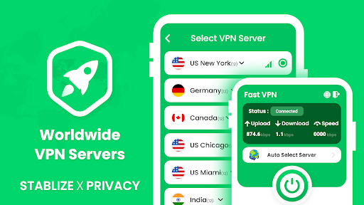 Fast VPN - Fast & Secure स्क्रीनशॉट 0