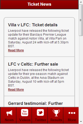 Liverpool Football News應用截圖第0張