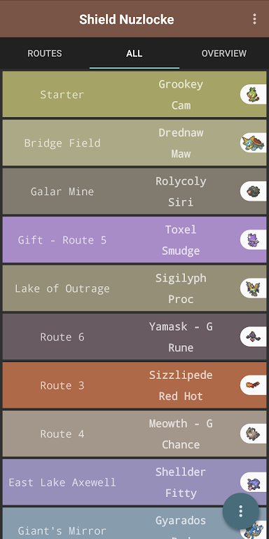 Route Chart - Nuzlocke Tracker - No Ads スクリーンショット 2