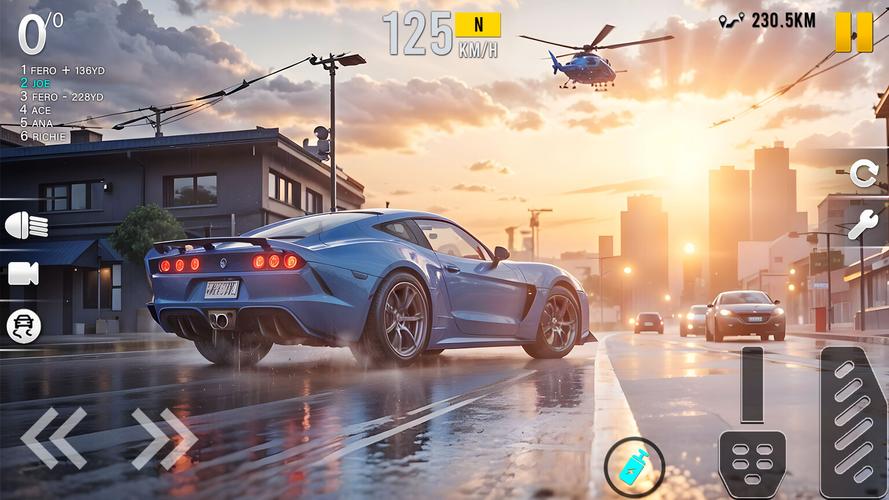 Speed Car racing Simulator 3D Captura de pantalla 3