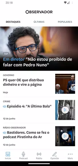 Observador Captura de pantalla 0