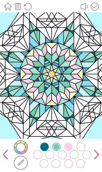 Mandala Color Game Antistress ဖန်သားပြင်ဓာတ်ပုံ 3