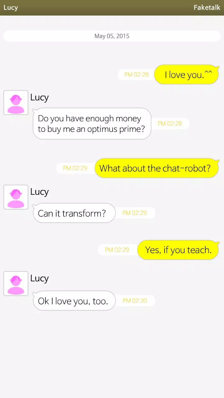 Schermata Faketalk 1