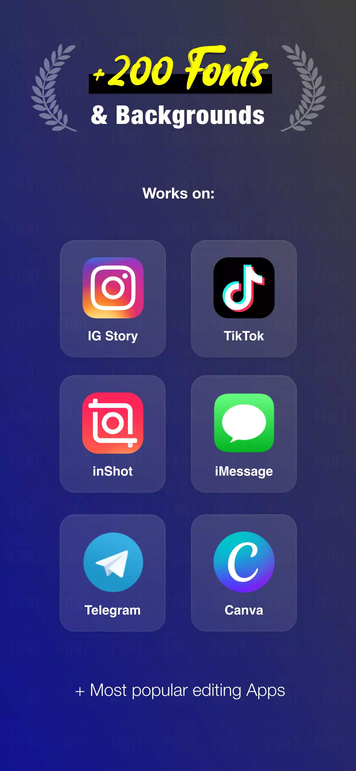 Schermata StoryFont for Instagram Story 1