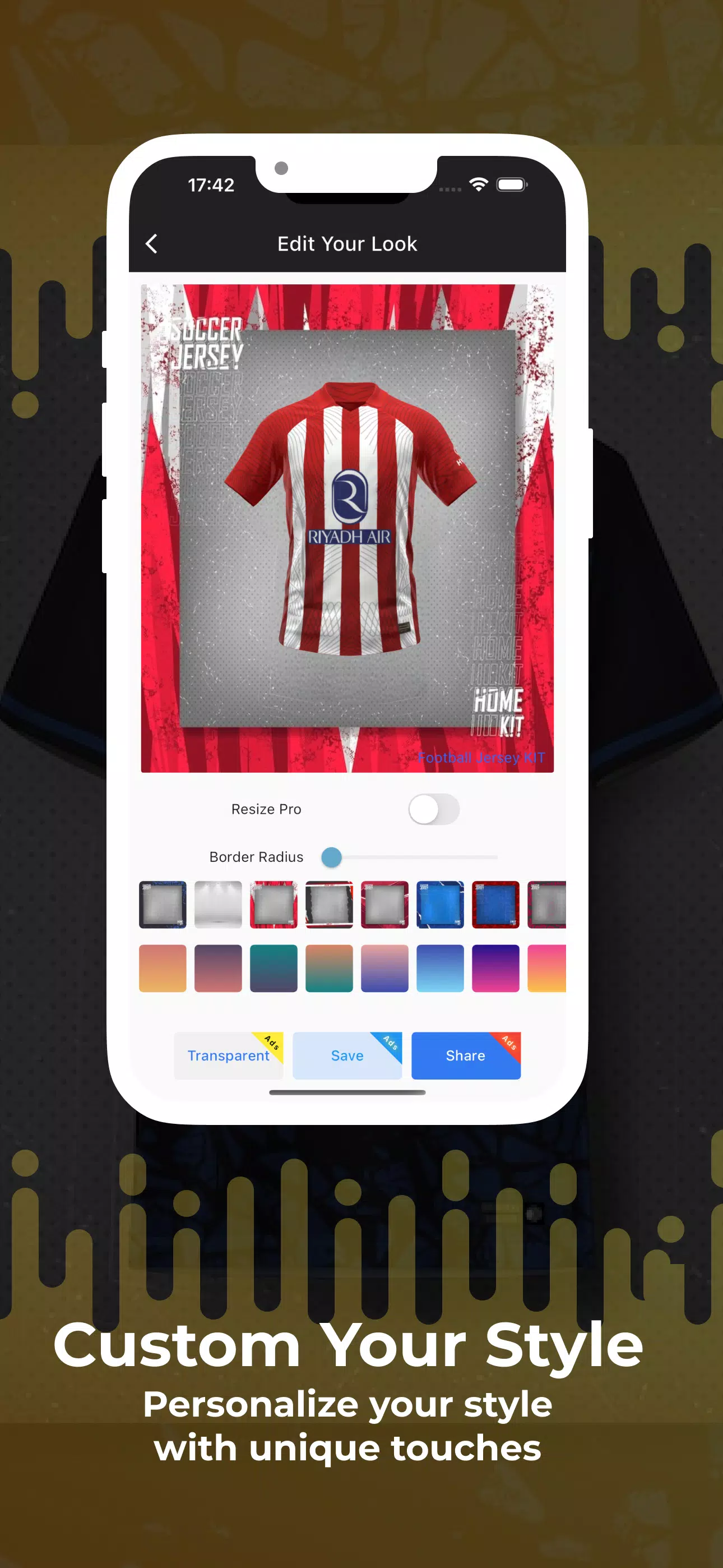 Football Jersey Kit Creator ภาพหน้าจอ 2