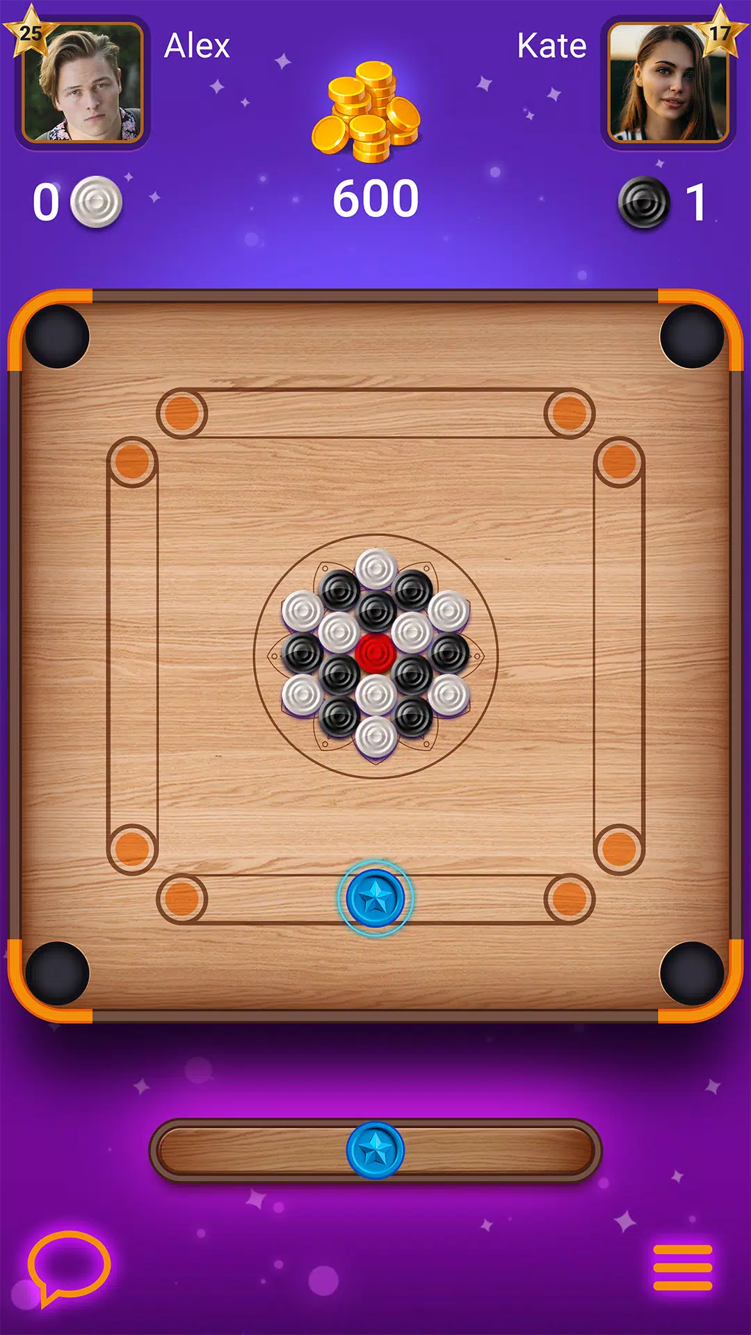 Carrom Lure - Disc pool game Tangkapan skrin 0