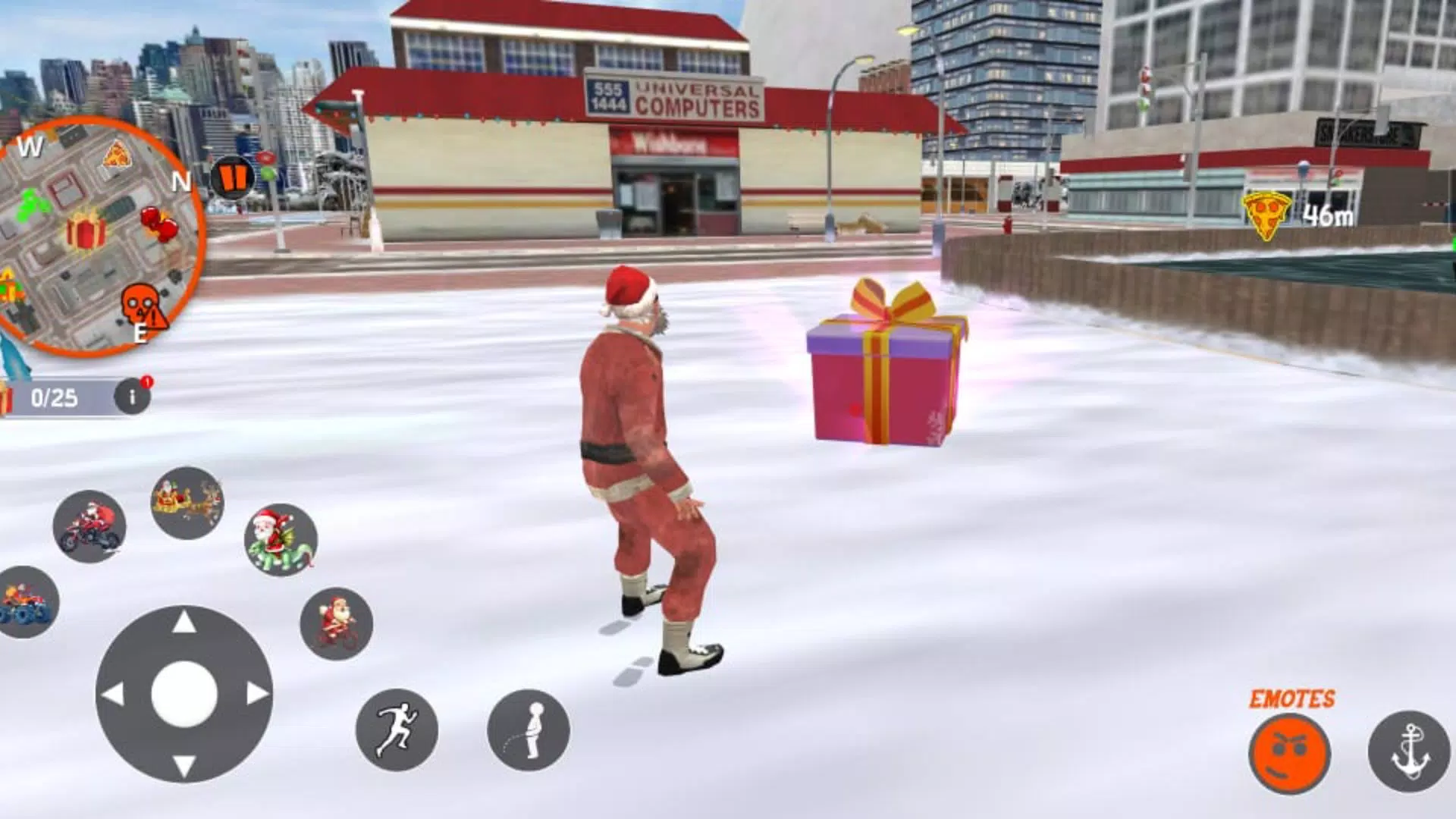 Gangster Santa Openworld Game Captura de tela 2