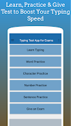 Typing Test App for Govt Exams ဖန်သားပြင်ဓာတ်ပုံ 0