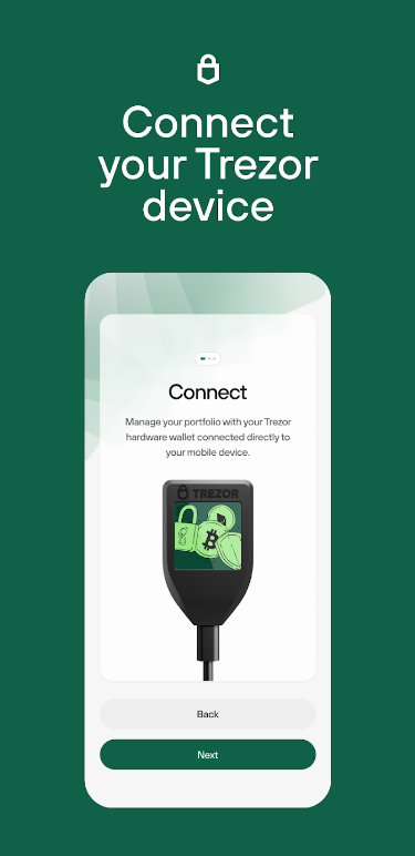 Trezor Suite Lite Schermafbeelding 3