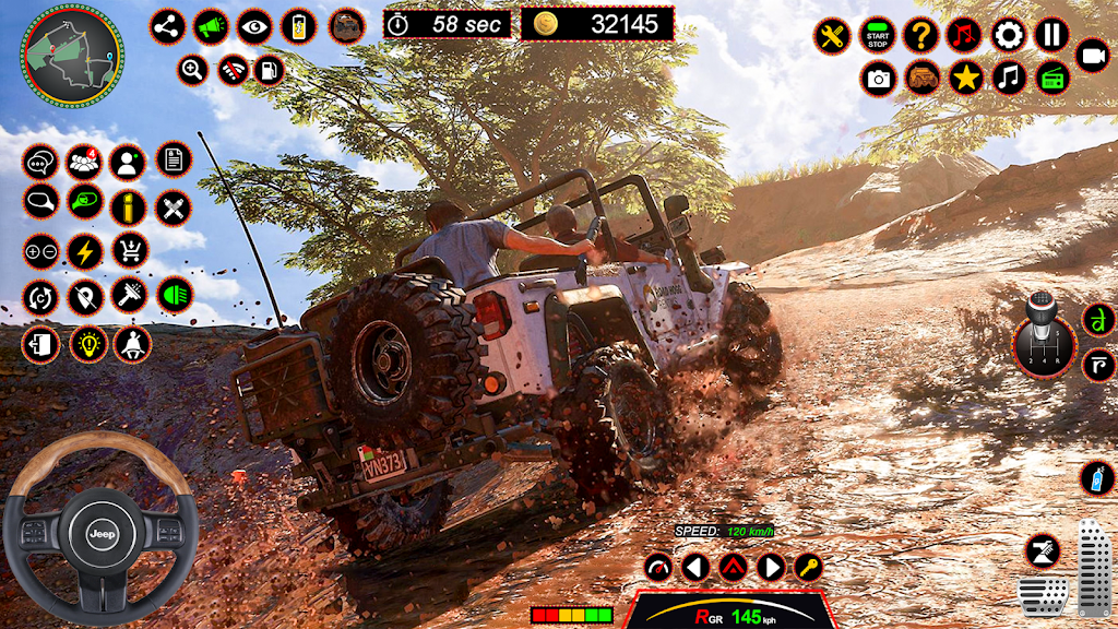 4x4 Jeep Driving Offroad Games Скриншот 3