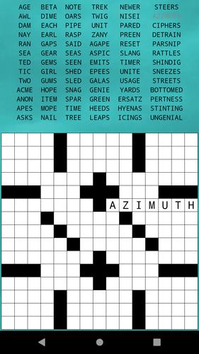Drag-n-Drop Crossword Fill-Ins Tangkapan skrin 2
