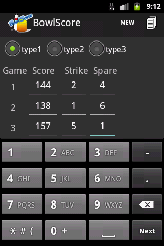 BowlScore 10 Zrzut ekranu 0