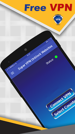 Super VPN Unblock Websites Captura de tela 1