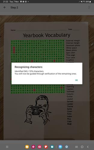 Schermata Word Search Scanner and Solver 2