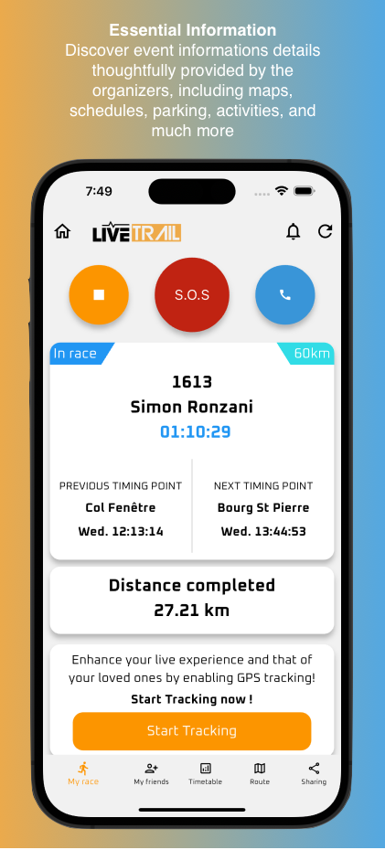 LiveTrail應用截圖第1張
