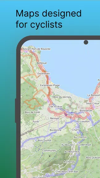 World Bike Map: GPS Navigation Screenshot 1