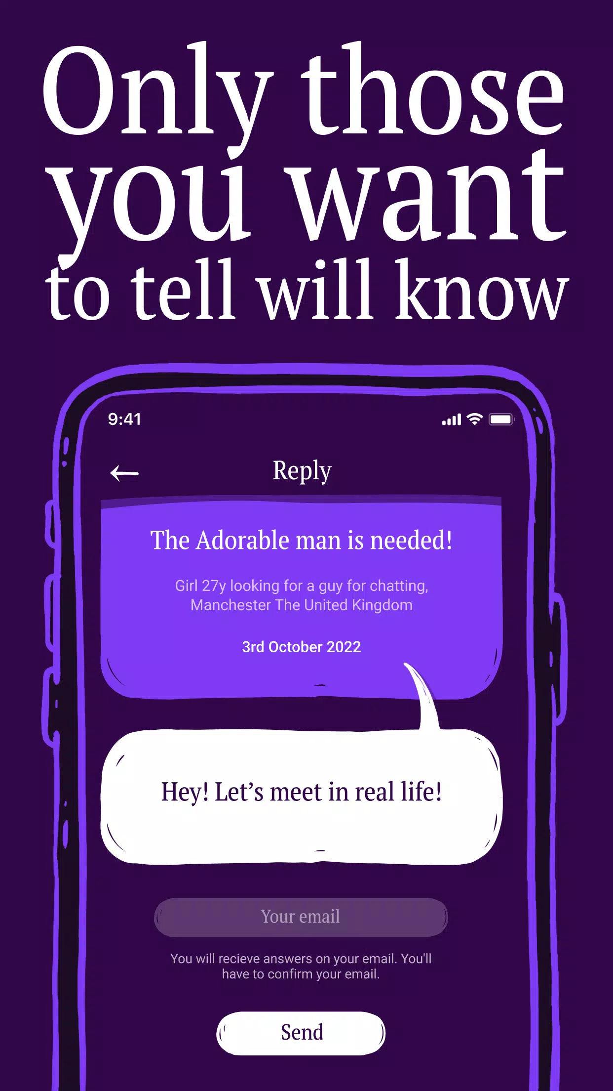 Masked Love - Anonymous dating スクリーンショット 2