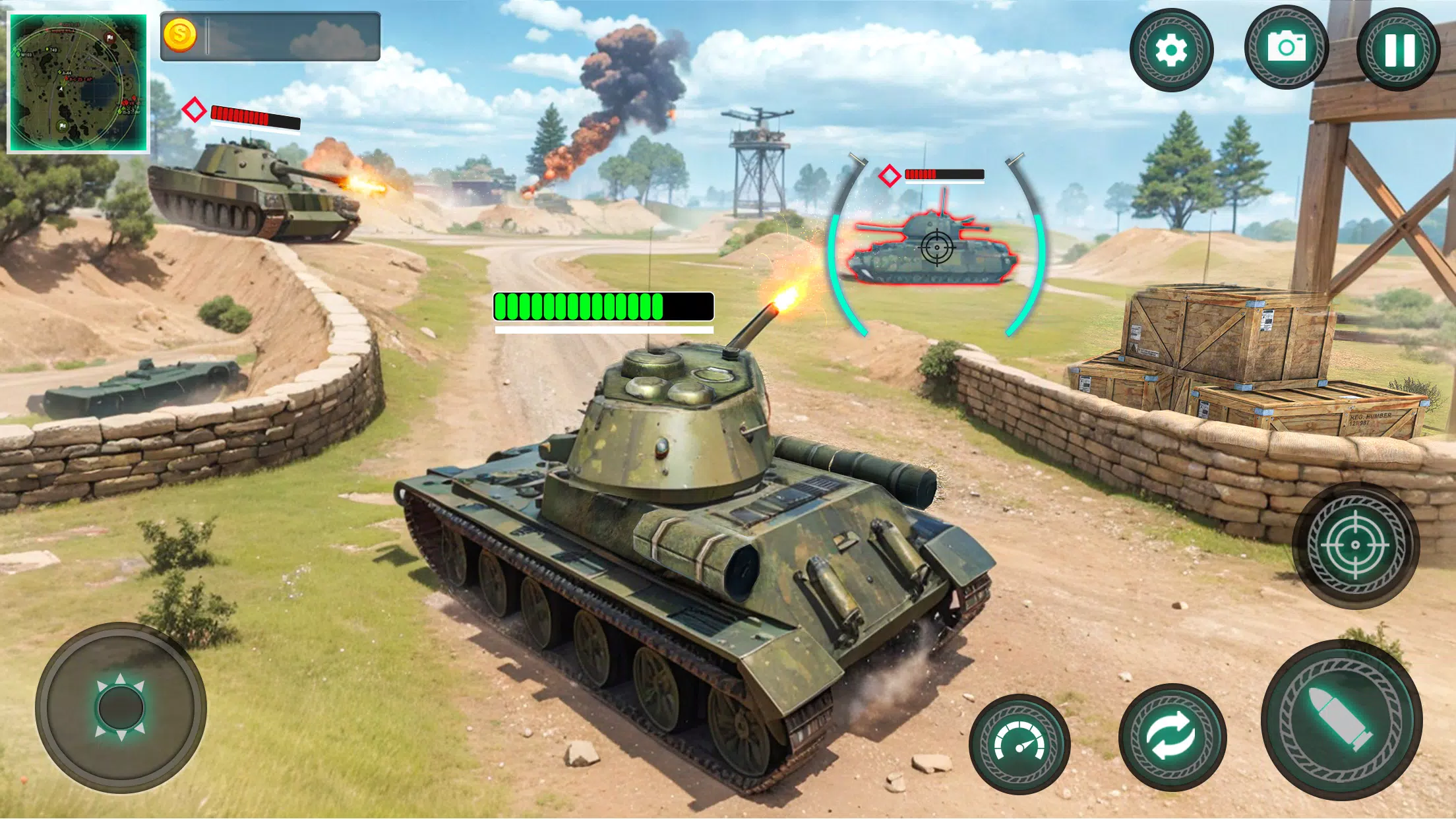 Military Tank War Machine Sim 스크린샷 2