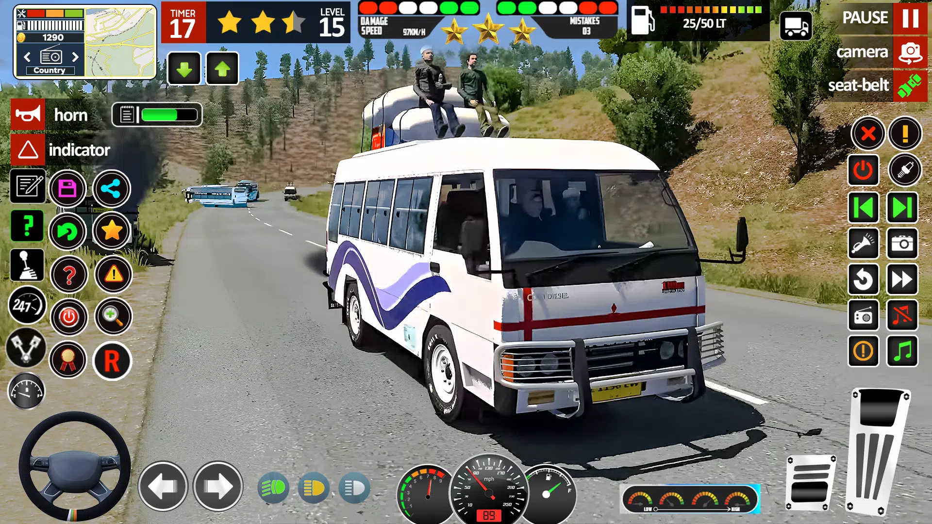 Mini Bus Game: Bus Driving 3D स्क्रीनशॉट 1