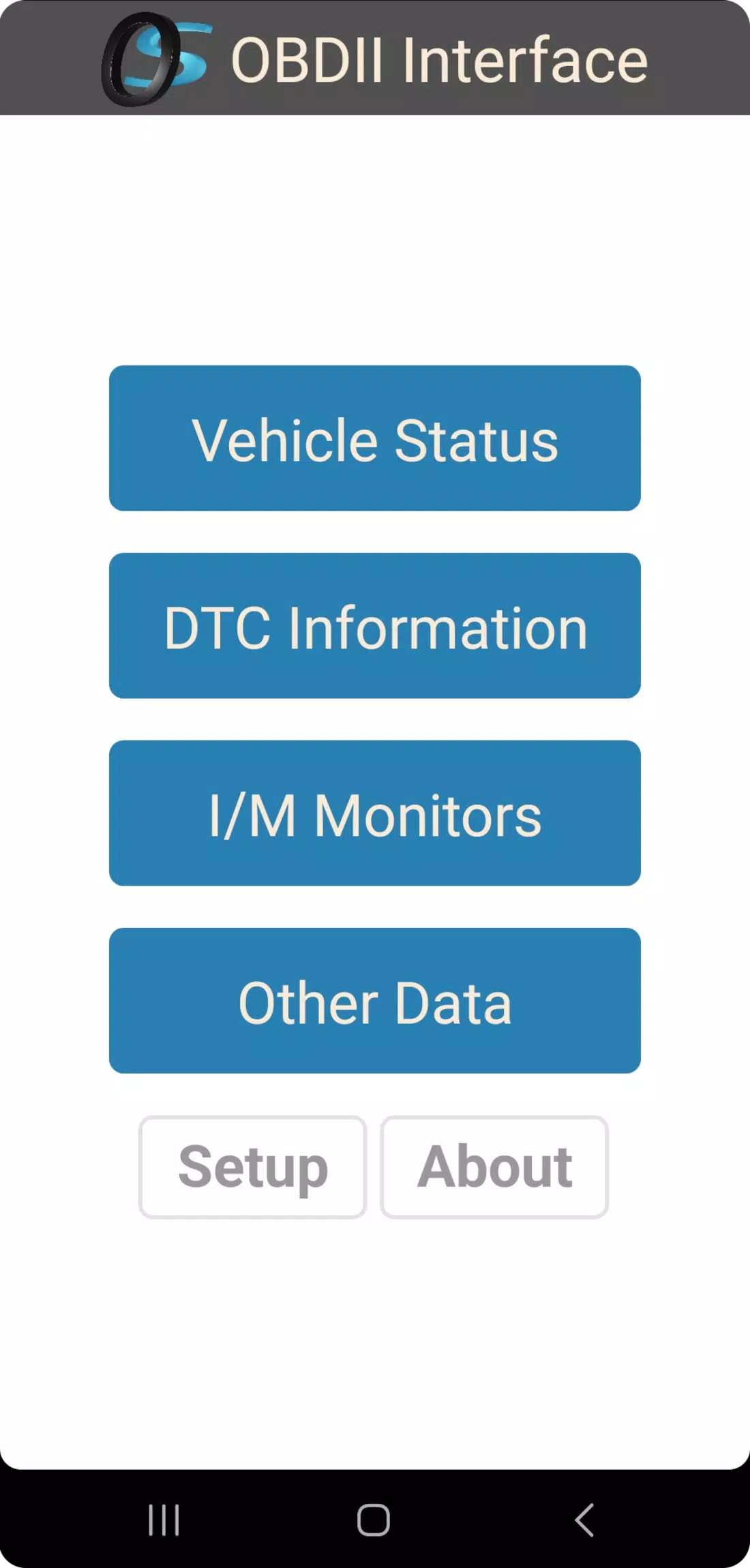 OS OBD2 Interface Screenshot 0