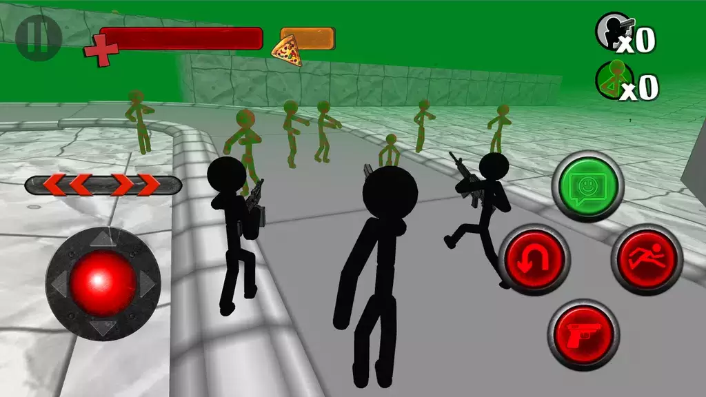 Stickman Zombie 3D ภาพหน้าจอ 2