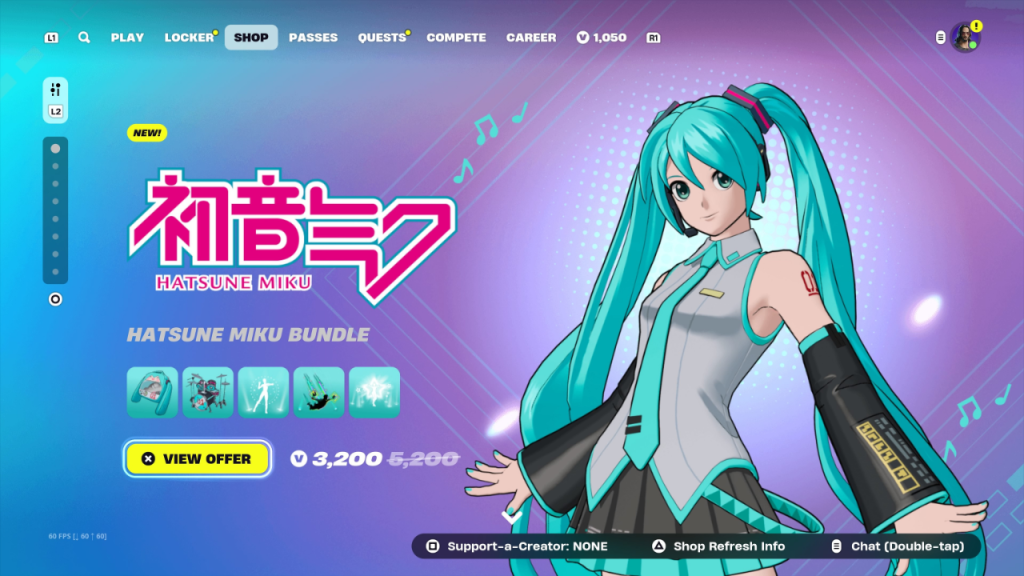 Hatsune Miku Outfit and Items