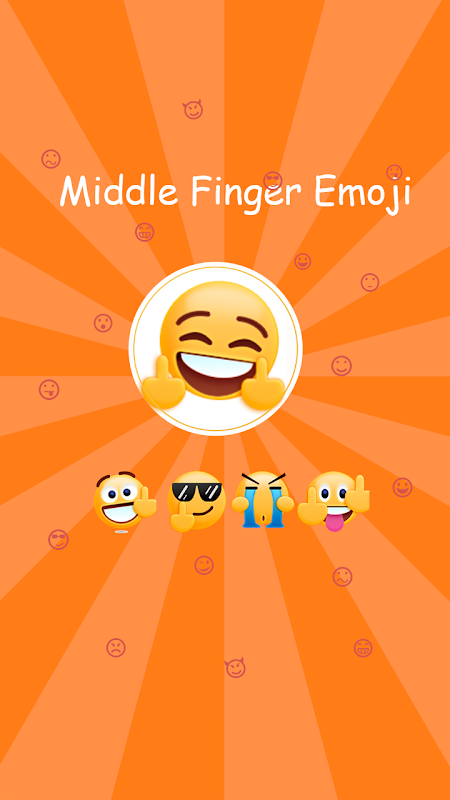 Middle Finger Emoji Sticker應用截圖第2張