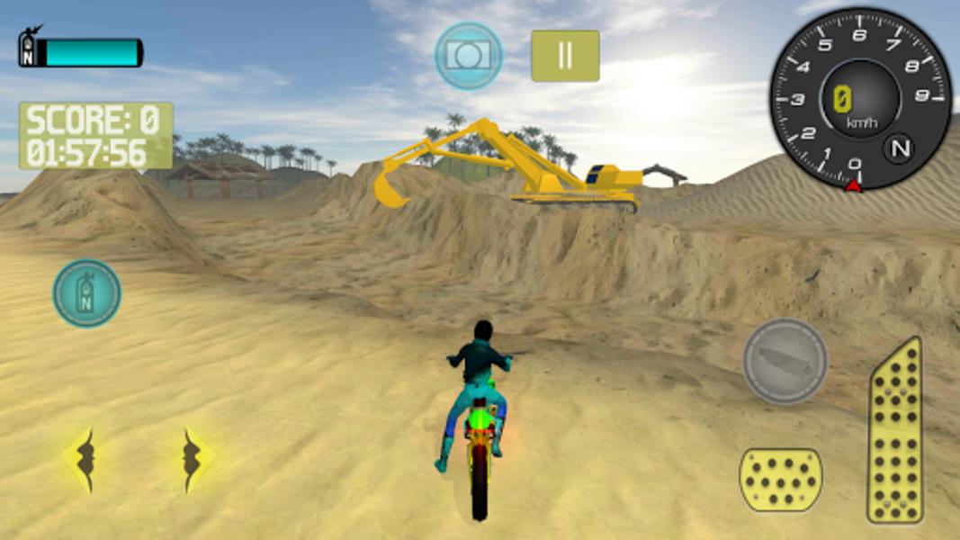 Motocross Desert Simulator Скриншот 1