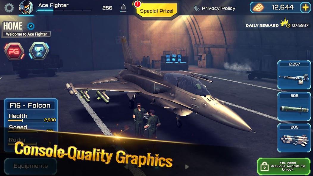 Ace Fighter: Modern Air Combat Mod ภาพหน้าจอ 1