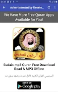 Sudais Audio Quran Offline JUZ Tangkapan skrin 2