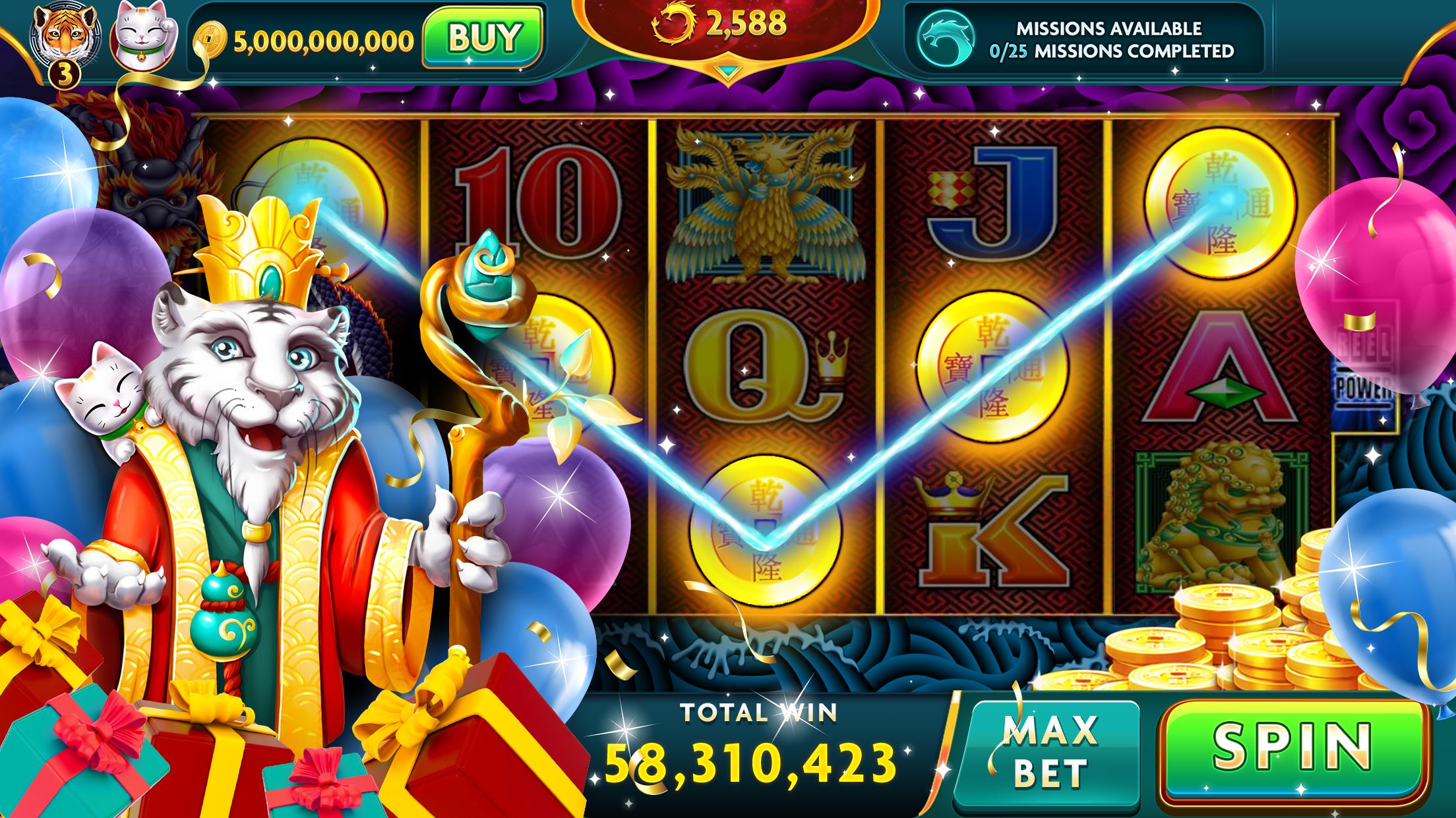 Mighty Fu Casino - Slots Game स्क्रीनशॉट 2