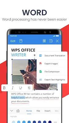 WPS Office-PDF,Word,Sheet,PPT Tangkapan skrin 1