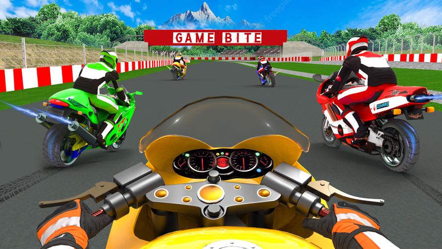 Bike Racing Games-Bike Race 3D ဖန်သားပြင်ဓာတ်ပုံ 0