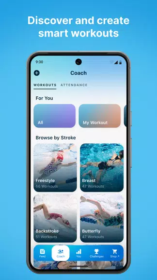 Swim.com: Workouts & Tracking Captura de tela 2