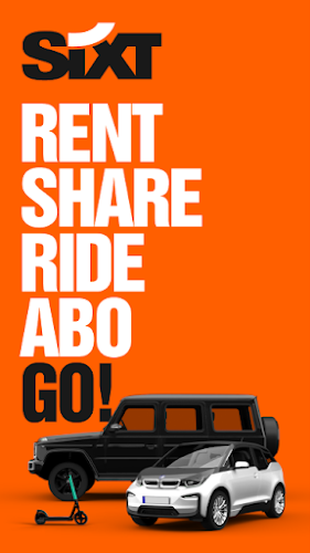 SIXT rent. share. ride. plus. Captura de tela 0