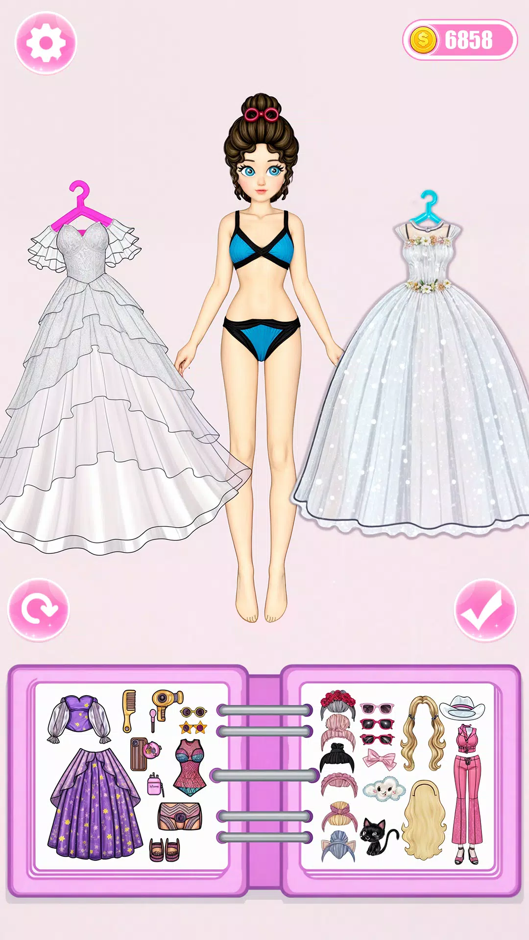 Paper Doll: Dress Up DIY Game Скриншот 1