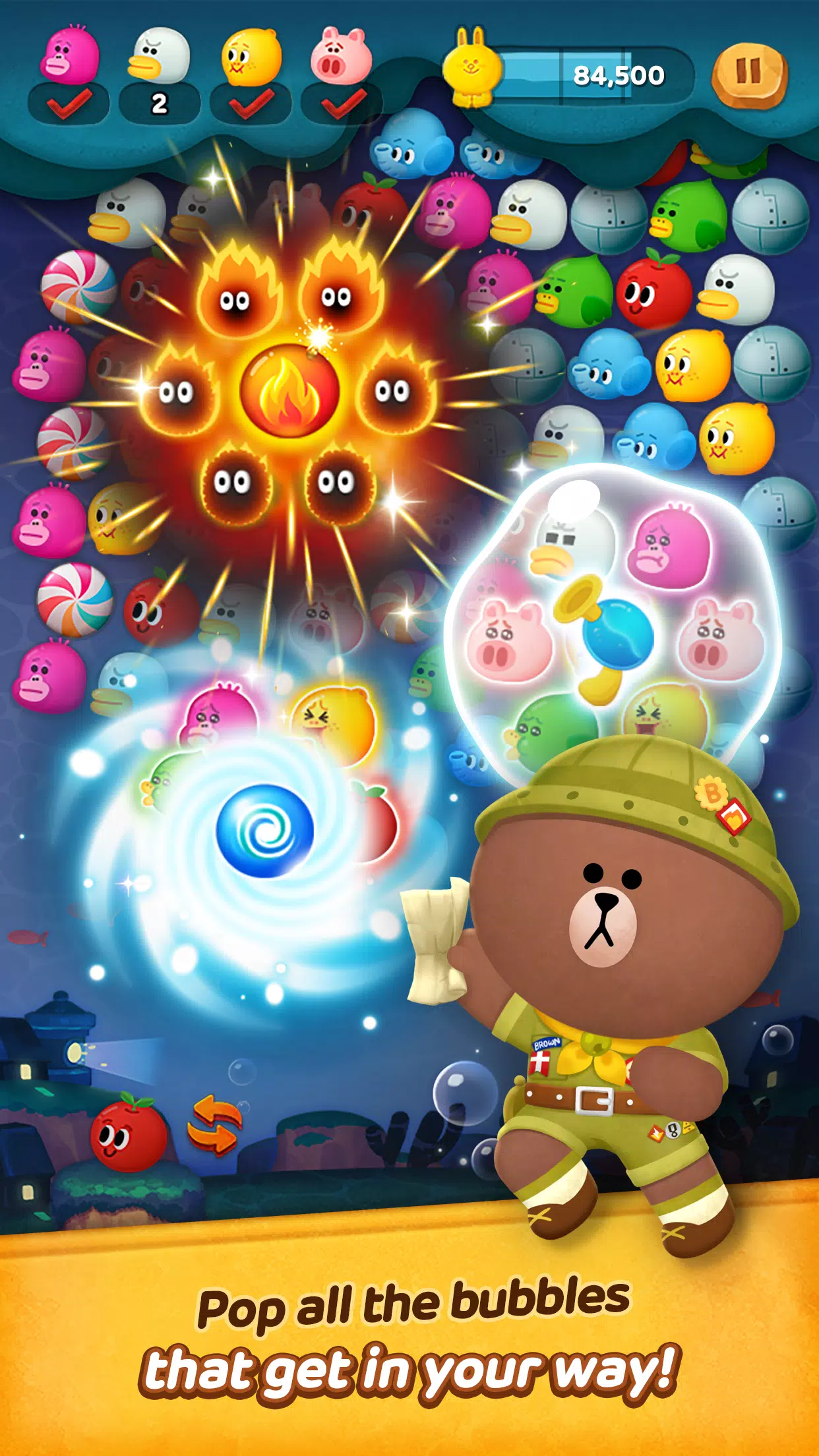 LINE Bubble 2 스크린샷 1