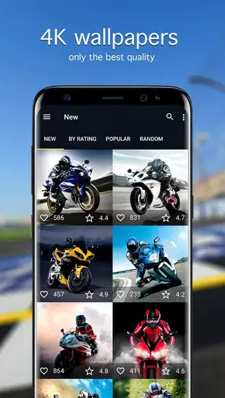 Sports Bike Wallpapers 4K Ekran Görüntüsü 0