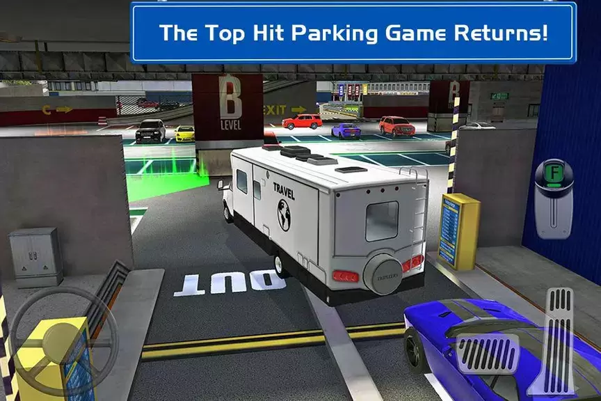 Multi Level 7 Car Parking Sim 스크린샷 1