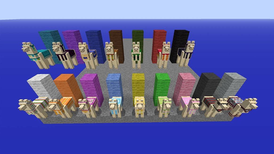 Llamas in Minecraft