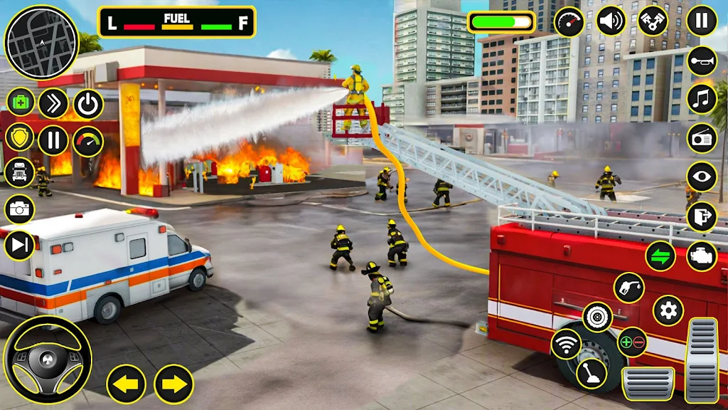 Fire Truck Firefighter Rescue Ảnh chụp màn hình 3