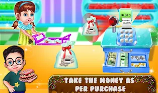 Schermata Chocolate Shop Cooking Game 0