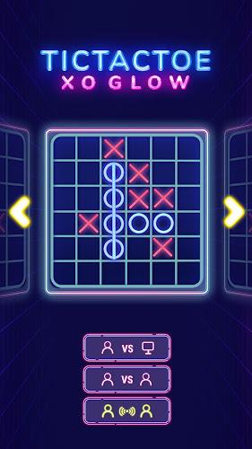 Tic Tac Toe - XO Glow Скриншот 3