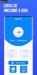 MIND VPN - Fast & Safe Vpn ဖန်သားပြင်ဓာတ်ပုံ 0