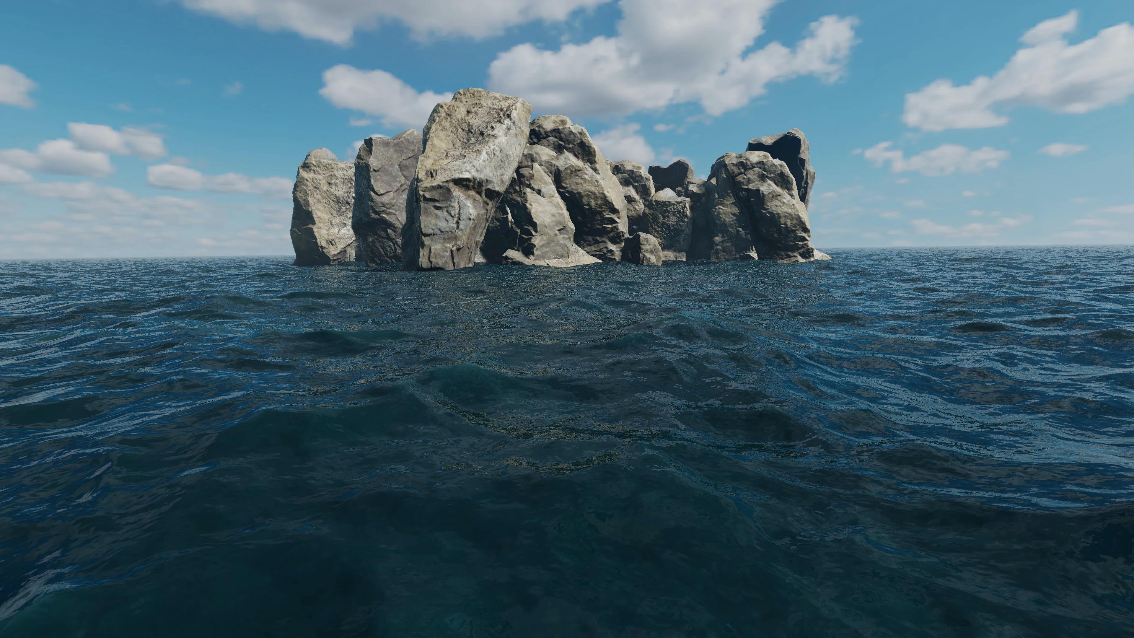 Seascape Benchmark - GPU test Tangkapan skrin 0