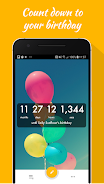 Birthday Countdown Widget ဖန်သားပြင်ဓာတ်ပုံ 0